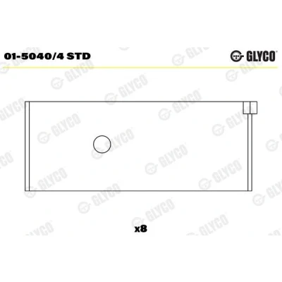 Kuva GLYCO 01 5040/4 STD Kiertokangen Laakeri