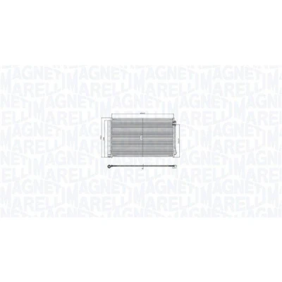 Kuva MAGNETI MARELLI 350203105400 Ilmastoinnin Lauhdutin Vedenerottimella 416 653 12 MERCEDES BENZ: Vito Van