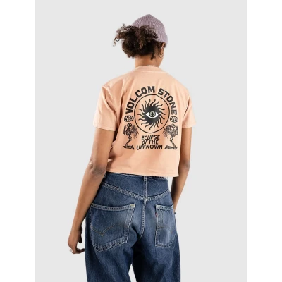 Kuva Volcom DIAL CROP Printtipaita, Koko: Large, Sand brown