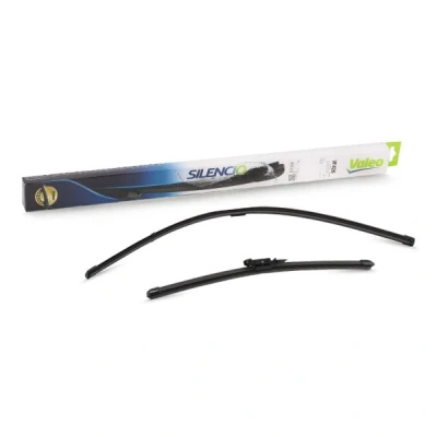 Kuva Pyyhkijänsulka Valeo Silencio X.trm, Flat Blade Set 574375 Edessä Rungottomat Top Lock OPEL: Corsa D Hatchback, E Hatchback