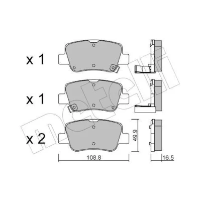 Kuva Jarrupalasarja, levyjarru METELLI 22 0881 0