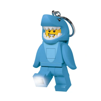 Kuva LEGO Iconic Shark Suit Guy Avaimenperä LED valolla
