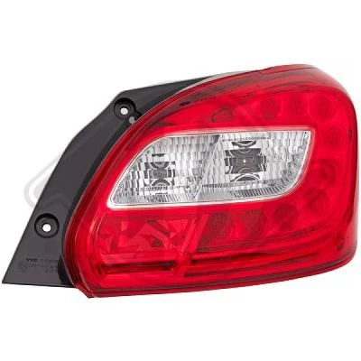 Kuva DIEDERICHS 5830190 Takavalot Oikea LED, PY21W, W16W Lampun kannalla, Johtosarjalla