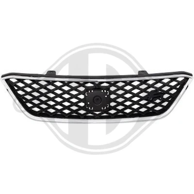 Kuva DIEDERICHS 7427840 Etusäleikkö Edessä Musta SEAT: Ibiza 4