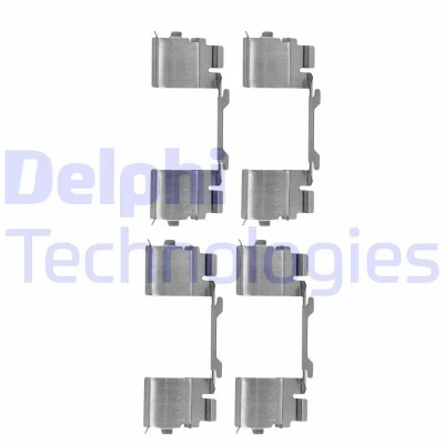 Kuva DELPHI LX0479 Tarvikesarja, Jarrupala FIAT: Ducato III Bussi, Van, Flatbed Kuorma auto / Alusta, FORD: Transit V363 Bussi