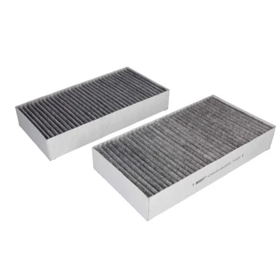 Kuva HENGST FILTER E2912LC01 2 Raitisilmasuodatin Aktiivihiilisuodatin 255 133 40 MERCEDES BENZ: ML sarja, R GL