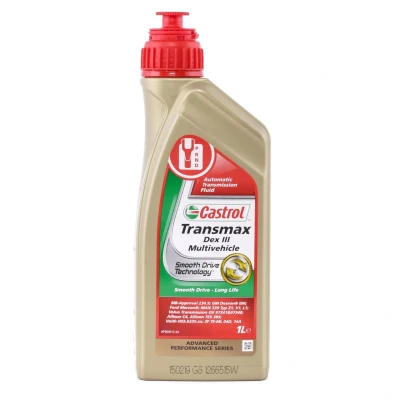 Kuva CASTROL ATF DEX III MULTIVEHICLE 154EE8 Automaattivaihteistoöljy 1 Punainen BMW: 3 Sedan, 5 Touring, MERCEDES BENZ: W124 Coupe