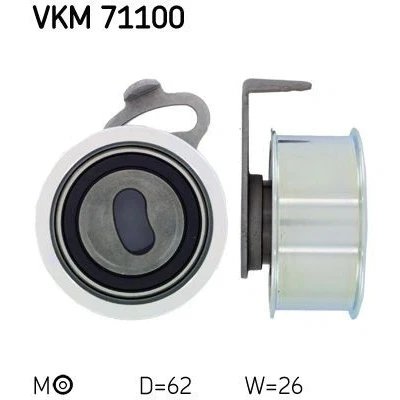Kuva SKF VKM 71100 Kiristysrulla, Hammashihnat TOYOTA: Corolla V Liftback, Avensis I Carina 2 Limousine