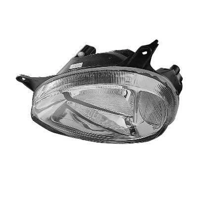 Kuva VAN WEZEL 3776966 Ajovaloumpio Oikea H4 Lasinkirkas Oikeanpuoleiselle liikenteelle ilman valokorkeussäätimen moottoria P43t OPEL: Corsa B Hatchback