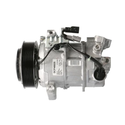 Kuva DENSO DCP46025 Ilmastoinnin Kompressori 6SBH14C 12 PAG 46 YF R 134a, 1234yf magneettikytkimellä