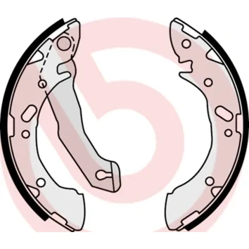 Kuva BREMBO S 30 503 Jarrukengät 180 32 Seisontajarrukahvalla