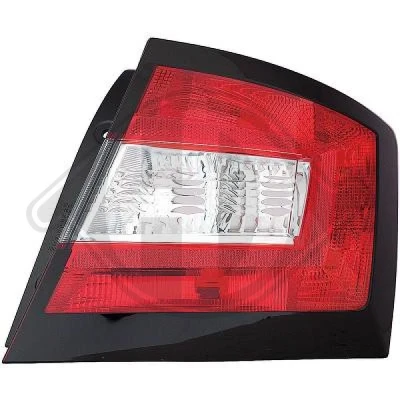 Kuva DIEDERICHS 7807091 Takavalot Vasen P21W, P21/4W, PY21W Ilman lampun kantaa SKODA: Fabia III Hatchback