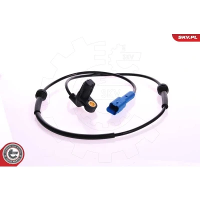 Kuva ESEN SKV 06SKV100 ABS Anturi Etuakseli 2 napaa 760mm 12V Sähköinen sininen Soikea Uros PEUGEOT: 206 Hatchback, SW