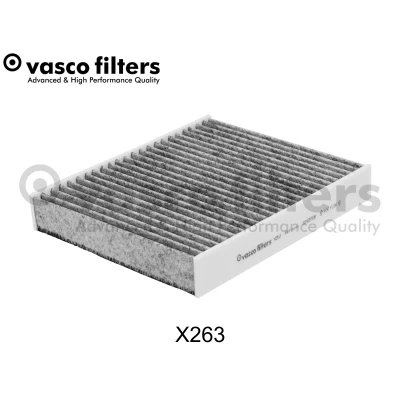 Kuva DAVID VASCO X263 Raitisilmasuodatin Aktiivihiilisuodatin 241mm 204mm 36mm OPEL: Insignia A Sports Tourer, Astra J Hatchback