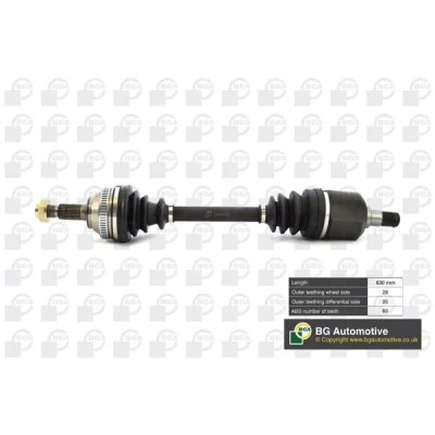 Kuva BGA DS7513L Vetoakseli Etuakseli, vasen 630, 630 LAND ROVER: Freelander I SUV