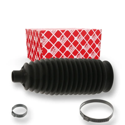 Kuva FEBI BILSTEIN 38921 Paljekumisarja, Ohjaus Thermoplast Etuakseli, vasen, oikea Kuorilla