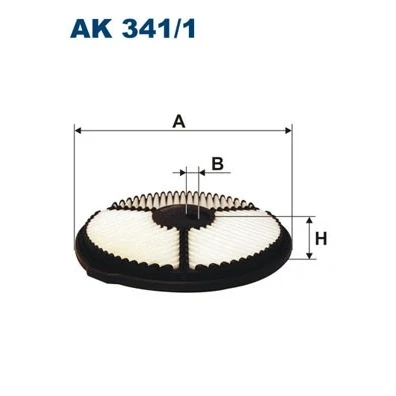 Kuva FILTRON AK 341/1 Ilmansuodatin 39 243 Suodatinpanos