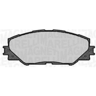 Kuva MAGNETI MARELLI 363916060663 Jarrupalat TOYOTA: Corolla X Sedan, RAV4 III SUV, Auris Hatchback