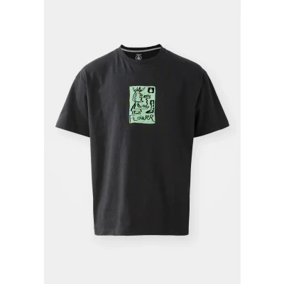 Kuva Volcom Flowatch Printtipaita, Koko: Small, Black
