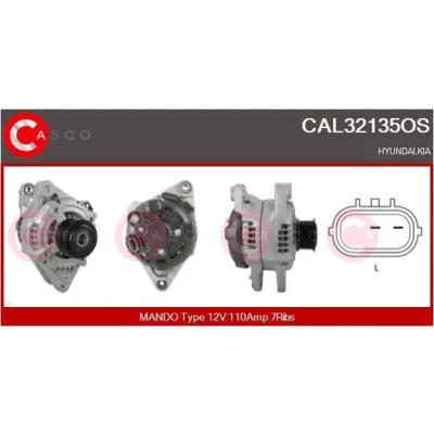 Kuva CASCO CAL15161AS Laturi 12V 150A BMW: 3 Sedan, Touring, LAND ROVER: Freelander I SUV