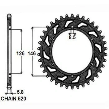 Kuva SUNSTAR 1 3577 47 Ketjupyörä