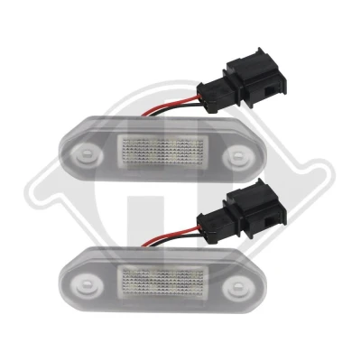 Kuva DIEDERICHS LID10432 Rekisterikilven Valo LED Takana VOLKSWAGEN: GOLF 3, Vento