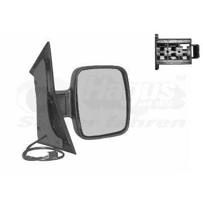 Kuva Ulkopeili Van Wezel 3078808 Oikea Peili, kokonainen, Kupera, sähkö peilinsäädölle, Lämmitettävä MERCEDES BENZ: Vito