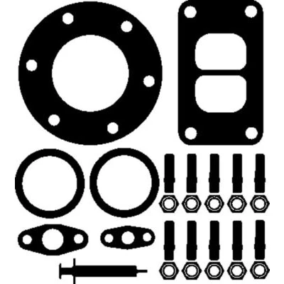 Kuva MAHLE ORIGINAL 001 TA 18023 000 Asennussarja Turboahdin