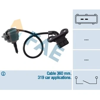 Kuva Kytkin, peruutusvalo AUDI, PORSCHE, SKODA, VW OE 012 919 823 A, B, F