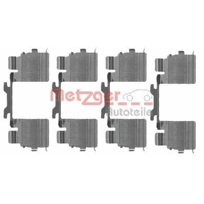 Kuva METZGER 109 1725 Tarvikesarja, Jarrupala FIAT: Ducato III Bussi, Van, Flatbed Kuorma auto / Alusta, IVECO: DAILY 4
