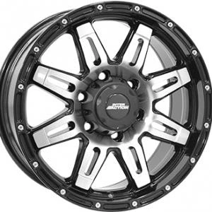 Kuva Inter Action Grabber Matt Black polished 8x17 6/139 ET25 B110.1
