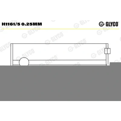 Kuva GLYCO H1161/5 0.25mm Kampiakselin Laakeri MAZDA: 6 Farmari
