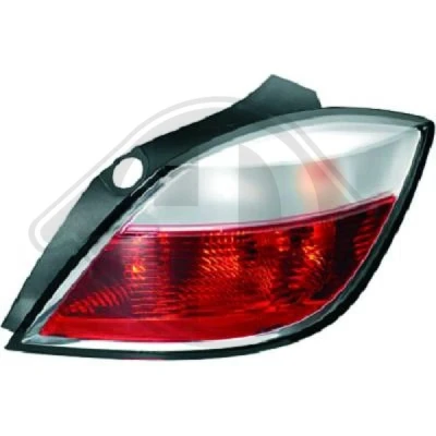 Kuva DIEDERICHS 1806090 Takavalot Oikea Maidonvalkoinen Ilman lampun kantaa OPEL: Astra H Hatchback