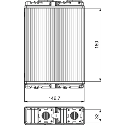 Kuva VALEO 811557 Lämmityslaitteen Kenno