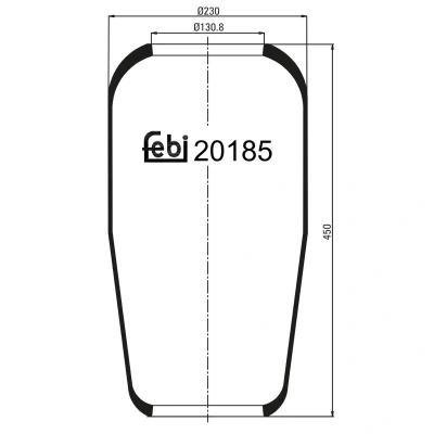 Kuva FEBI BILSTEIN 20185 Metallipalje, ilmajousitus
