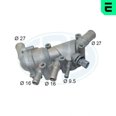 Kuva ERA 350565A Termostaatti Tiivisteillä Anturilla Metalli Kopalla FORD: FIESTA 5, KA Hatchback