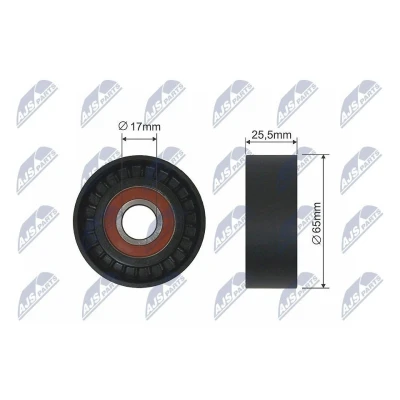Kuva Kiristysrulla, moniurahihna CITROËN, FORD, MAZDA, MINI, MITSUBISHI, PEUGEOT, TOYOTA, VOLVO OE 11 28 7 795 037, 1229540, 1345A092
