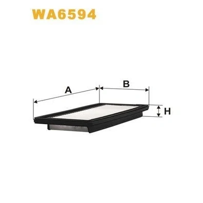 Kuva WIX FILTERS WA6594 Ilmansuodatin 27 134 266 Suodatinpanos HYUNDAI: Atos
