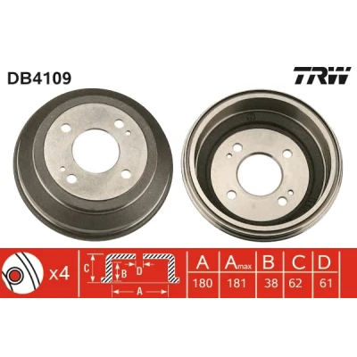 Kuva TRW DB4109 Jarrurumpu