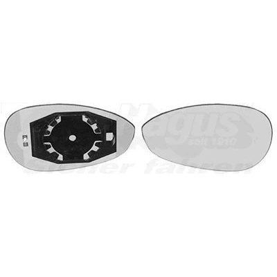 Kuva VAN WEZEL 1624837 Sivupeilin Lasi Vasen ABARTH: 500 / 595 695 Hatchback, FIAT: Punto III Grande Hatchback