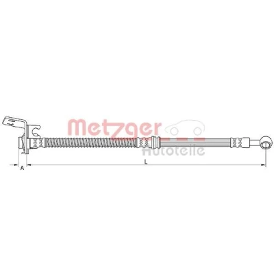 Kuva METZGER 4111048 Jarruletku 399