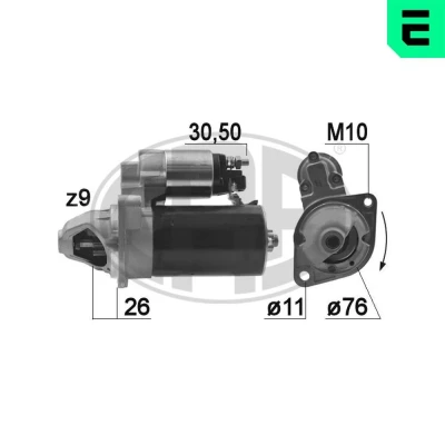 Kuva ERA 220972A Starttimoottori 12 1,7 9 BMW: 3 Touring, X4