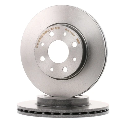Kuva BREMBO COATED DISC LINE 09.8616.11 Jarrulevyt 240 20 4 tuuletettu sisältä pinnoitettu Ruuveilla FIAT: 500 Hatchback, Panda II Hatchback
