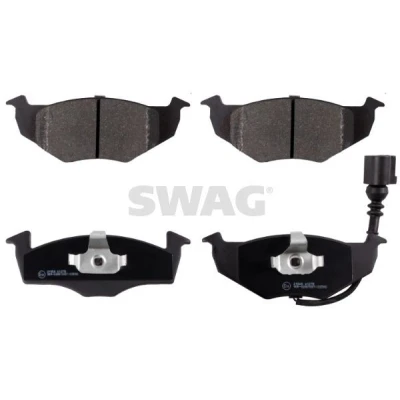 Kuva SWAG 30 91 6482 Jarrupalat Etuakseli Sis. kulumisenilmaisimen Männän lukoilla SKODA: Fabia 2, I Hatchback, Sedan