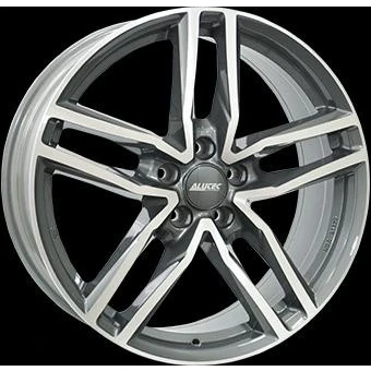 Kuva ALUTEC 4 aukko 17tuumaa 108mm alumiinivanne Ikenu grafiitinharmaa, etupuoli kiillotettu IKE65720CP12 9 Vanne