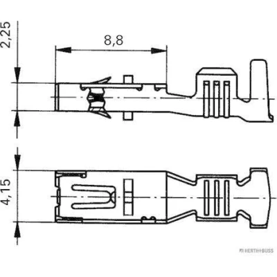 Kuva HERTH+BUSS ELPARTS 50253230 Puristusliitin