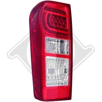 Kuva DIEDERICHS 5404991 Takavalot Vasen P21W, PY21W, LED ISUZU: D Max II Pick up
