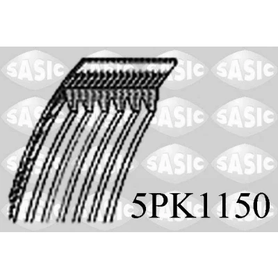 Kuva SASIC 5PK1150 Moniurahihna 1150 5 FIAT: BRAVO 2, Grande Punto Hatchback, ALFA ROMEO: MiTo