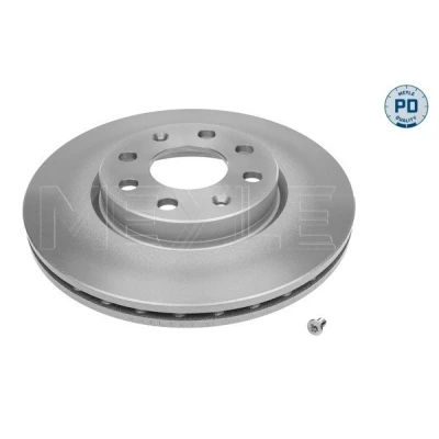Kuva MEYLE 615 521 0015/PD Jarrulevyt Etuakseli 257 22 4 100 Tuuletettu Sinkki liuska pinnoite Ruuveilla PD Quality OPEL: Corsa E Hatchback