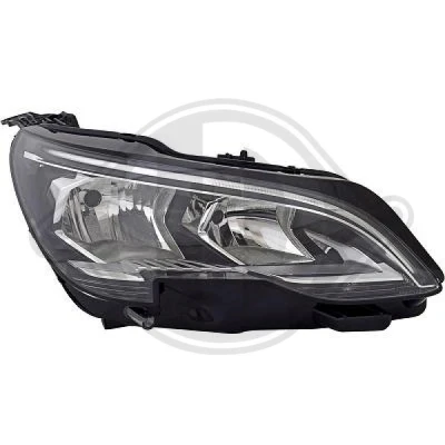 Kuva DIEDERICHS 4236480 Ajovaloumpio Oikea LED, HB3/H7 ilman valokorkeussäätimen moottoria